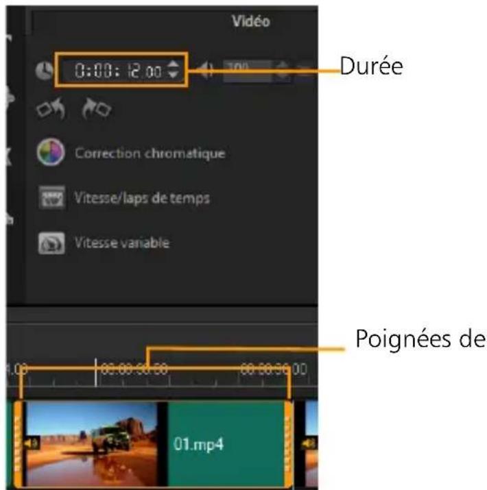 COREL VideoStudio PRO X8 - Pour découper un clip à l'aide de la zone Durée - 1