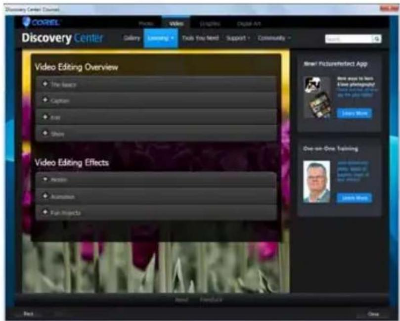 COREL VideoStudio PRO X8 - Apprentissage par modules d'apprentissage vidéo - 1