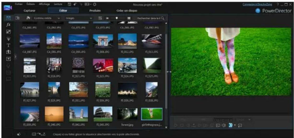 CYBERLINK PowerDirector 13 - Agrandir l'espace de travail - 1