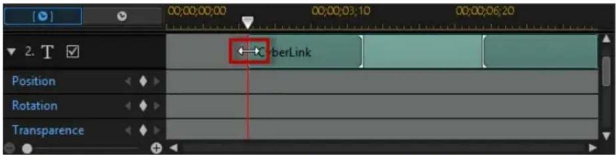 CYBERLINK PowerDirector 13 - Ligne de scenario des images clés - 3