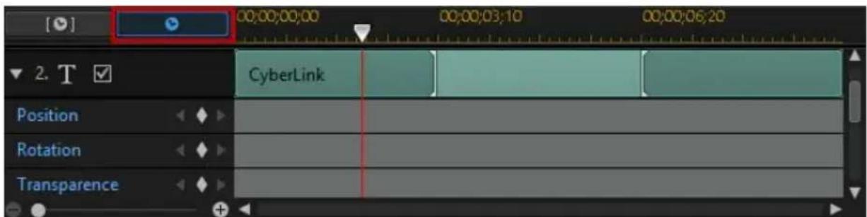 CYBERLINK PowerDirector 13 - Ligne de scenario des images clés - 1