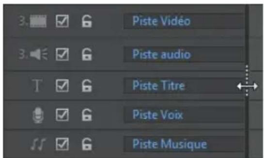 CYBERLINK PowerDirector 11 - Personnalisation des noms de pistes - 1