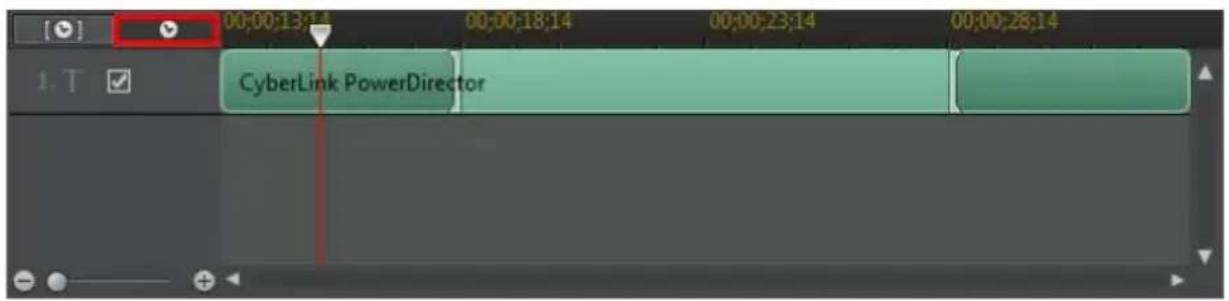 CYBERLINK PowerDirector 11 - Ligne de scénario des images clés - 1