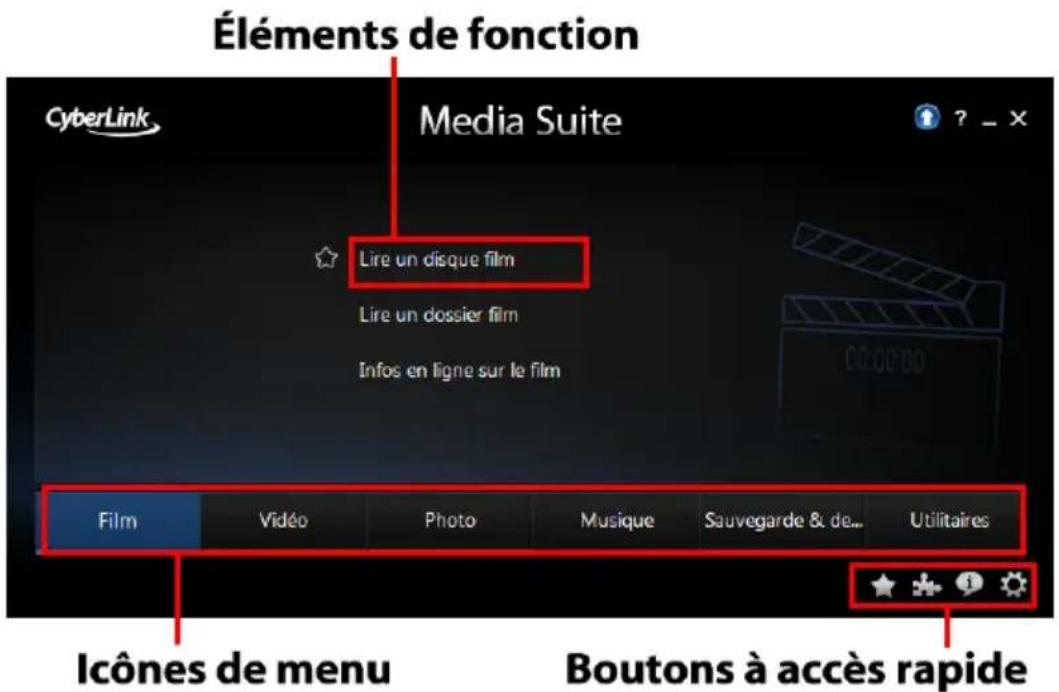 CYBERLINK Media Suite 10 - Le programme PowerStarter - 1