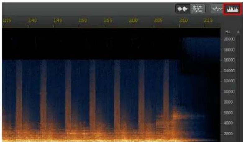 CYBERLINK AudioDirector 5 - Vue Fréquence de spectre - 1