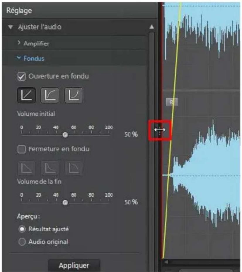 CYBERLINK AudioDirector 5 - Agrandir l'espace de travail - 1