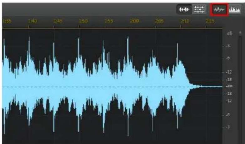 CYBERLINK AudioDirector 5 - Vue Forme d'onde - 1