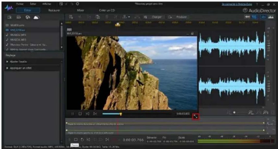 CYBERLINK AudioDirector 5 - Lecture de fichiers vidéo - 3