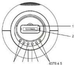 LENCO Speakerball IPD4200B - Beschrijving van de onderdelen - 1
