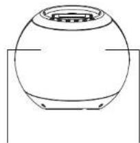 LENCO Speakerball IPD4200B - Beschrijving van de onderdelen - 2