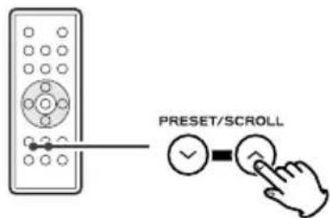 TEAC SRLX5IB - como selectionar presintonias - 3