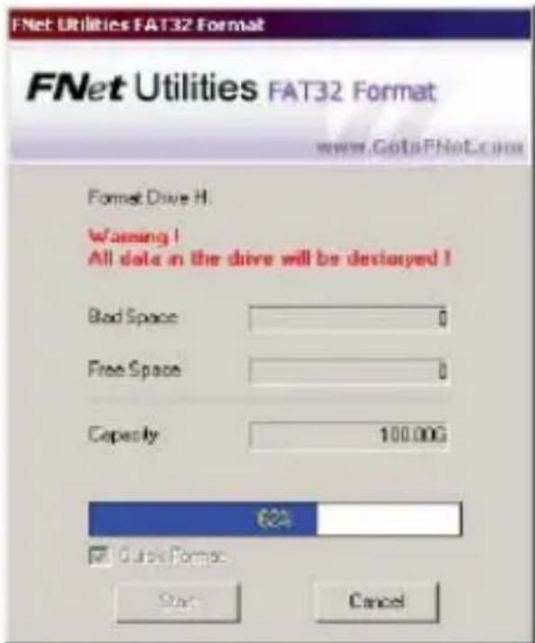 Approx APPDSHDD - "FNET FAT32 FORMAT" UTILITY - 4