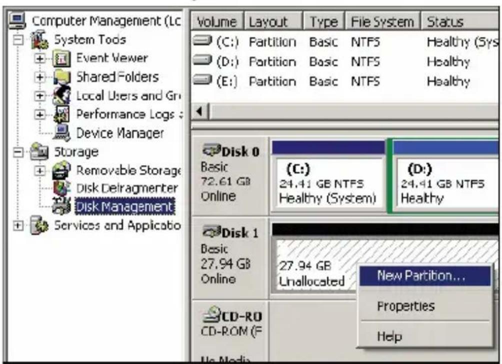 Approx APPDSHDD - CREATION D'UNE PARTITION - 1