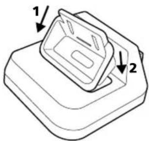 TEAC DS22 - Insérez l'adaptateur dans le DS-22. - 1