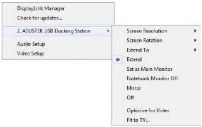 ASUS USB3.0_HZ1 - Ovládání displeje - 2