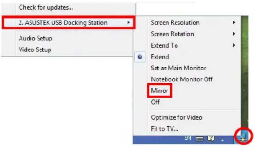 ASUS USB3.0_HZ1 - Para reflejar el escritorio en un monitor externo: - 2