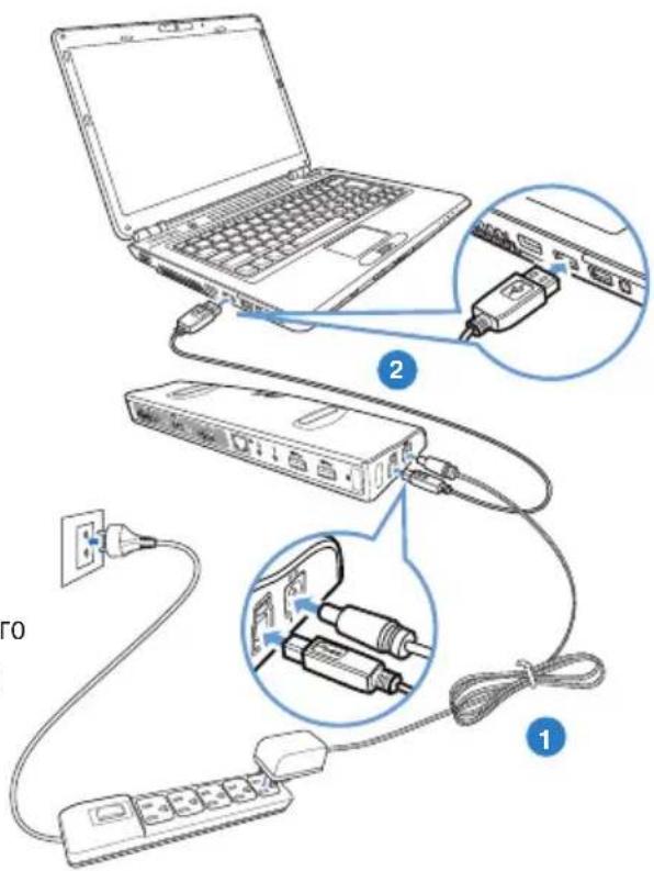 ASUS USB3.0_HZ1 - Щоб налаштувати док-станцію: - 2