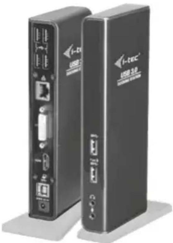 i-TEC U3HDMIDVIDOCK - USB 3.0 Dual Docking Station - 1