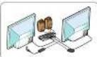 TARGUS Dual Video Universal Docking Station - Configuration de la station d'accueil Schéma de la s - 1