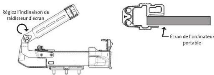 Havis DSDELL3013 - Pour utiliser le raidisseur d'écran : - 1