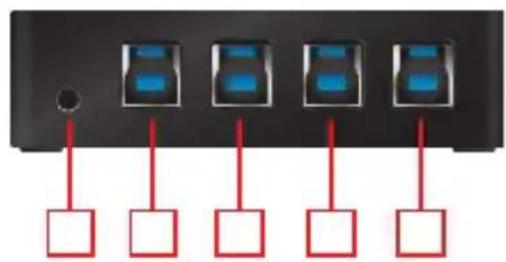 IOGEAR GUS434 - GUS434 (Vista posterior) - 2