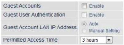 BUFFALO WHR1166D - Guest Account Settings - 1
