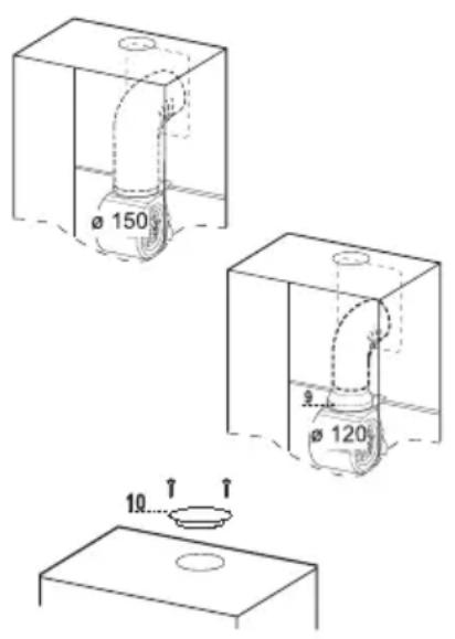 BEKO CWB 9831 ANP - Air Outlet In A Ducting Hood Version - 1