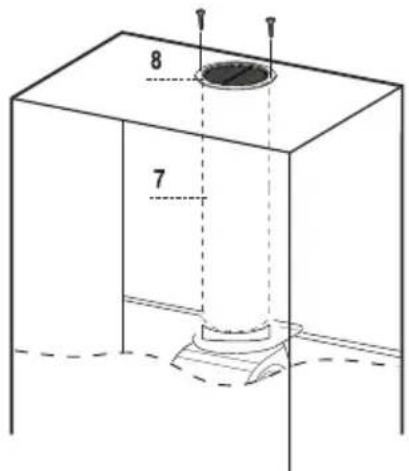 BEKO CWB 9831 ANP - Izhod zraka pri razlicici nape s krozenjem - 1