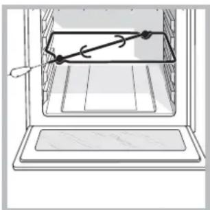 HOTPOINT CE6IFA.1 X F HA - Tournebroche (n'existe que sur certains modèles) - 1