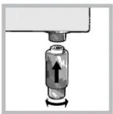 HOTPOINT CE6IFA.1 X F HA - Waterpas zetten - 2