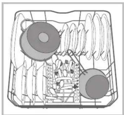 HOTPOINT LFF 8M132 EU - Geschirrspüler-Unterkorb - 1
