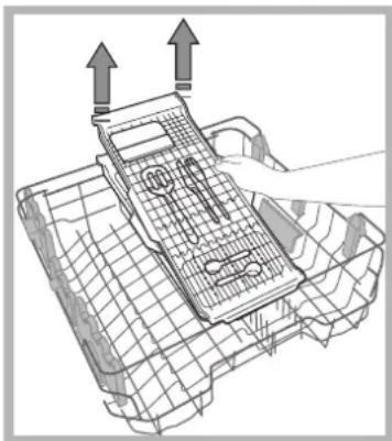 HOTPOINT LFF 8M132 EU - Podnos na pribory - 2