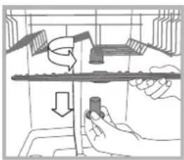 HOTPOINT LFF 8M132 EU - Nettoyer les bras de lavage - 1