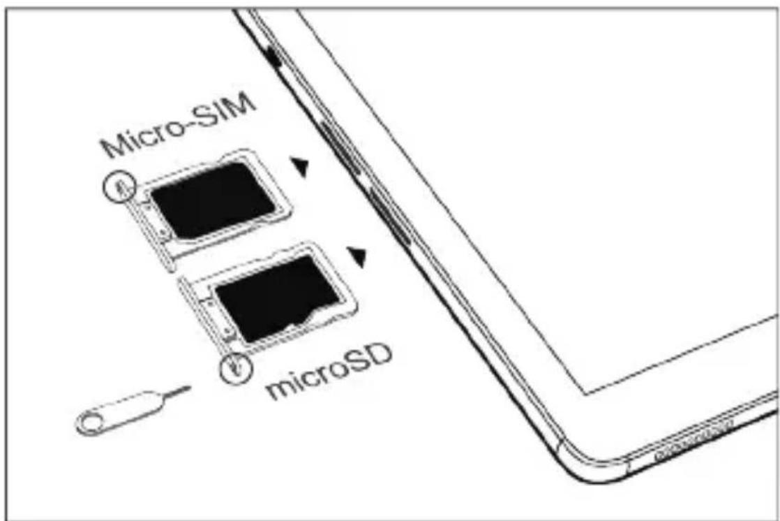 HUAWEI MEDIAPAD M2 10.1 - Card insertion - 1
