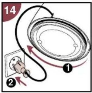 PHILIPS Cucina 3 in 1 HD2430 - Opbevaring af netledning. - 1