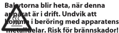 Cloer 1621 - Säkerhetsinstruktioner - 1