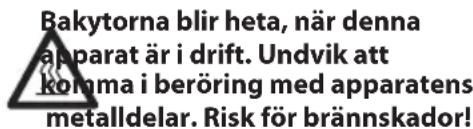 Cloer 1445 - Säkerhetsinstruktioner - 1