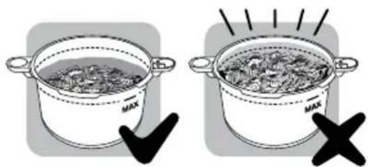 FAGOR Chef XTRA - FILLING the pressure cooker: - 1