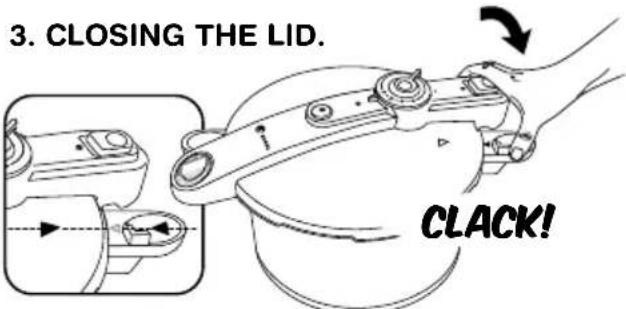FAGOR Chef XTRA - FILLING the pressure cooker: - 3