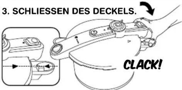 FAGOR Chef XTRA - ÖFFNEN DES DAMpFKOCHTOpFS: - 4