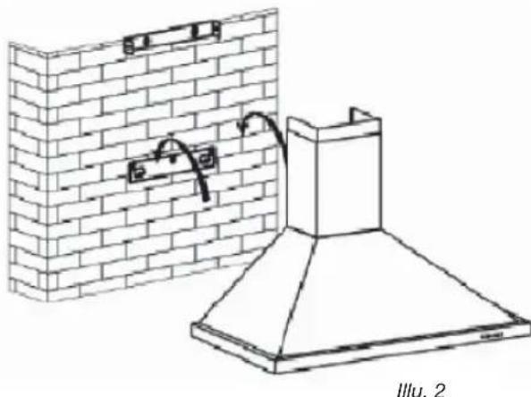 FAGOR 9 CFD 60 X - Montering pa væggen: - 2