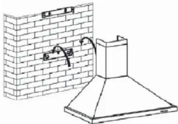 FAGOR 9 CFD 60 X - Fixing to the wall : - 2