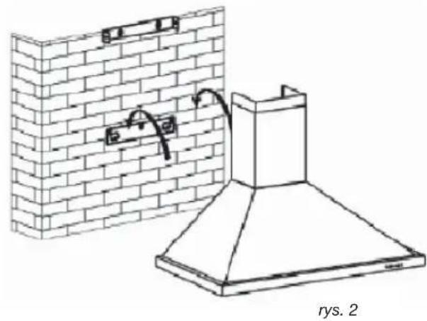 FAGOR 9 CFD 60 X - Montaż na scianie: - 2