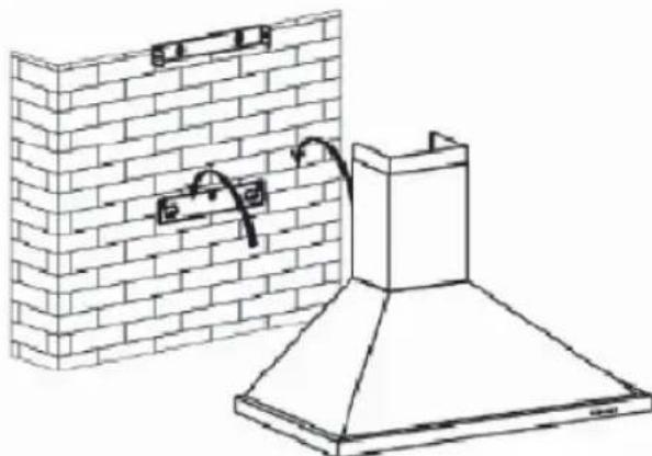 FAGOR 9 CFD 60 X - Bevestiging aan de muur: - 2