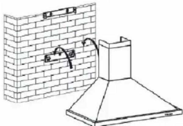FAGOR 9 CFD 60 X - Fastsattning pà vagg: - 2