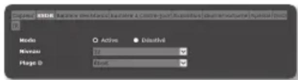 SAMSUNG SNO6084RP - Réglage du SSDR (samsung super dynamic range) - 1