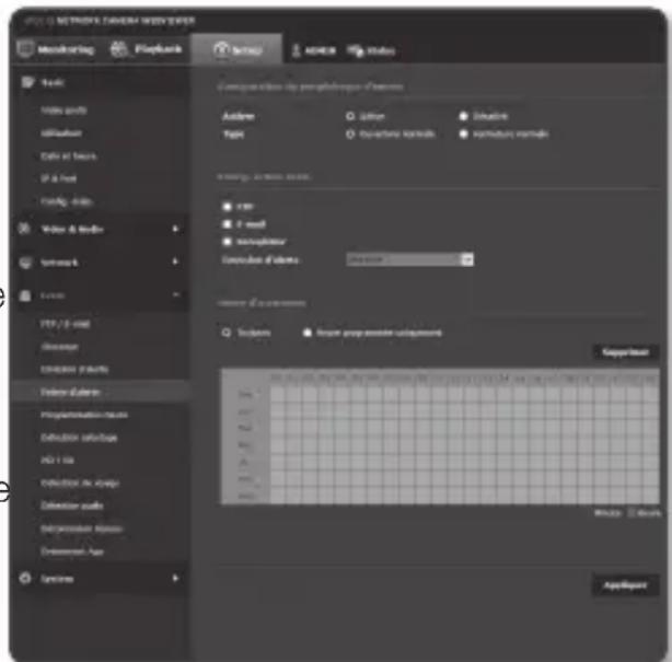 SAMSUNG SNO6084RP - Entrée d'alerte - 1