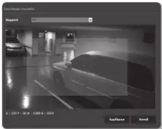 SAMSUNG SNO6084RP - Utiliser l'encodage recadré - 2