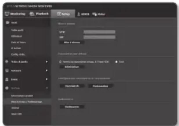 SAMSUNG SNO6084RP - Mise à niveau / redémarrage - 1
