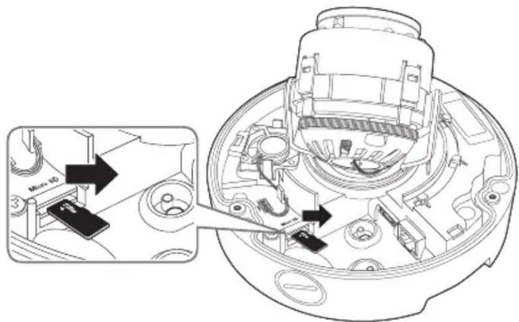 SAMSUNG SNO6084RP - Retrait d'une carte mémoire micro SD - 2